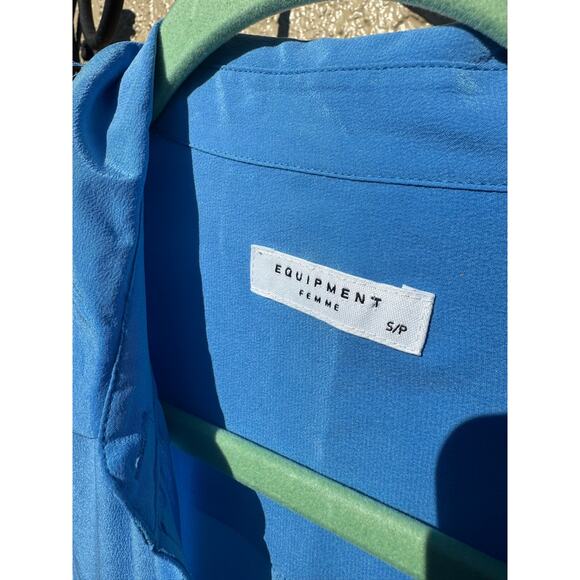 Equipment Femme 100% Silk Shirt Dress - Picture 6 of 11